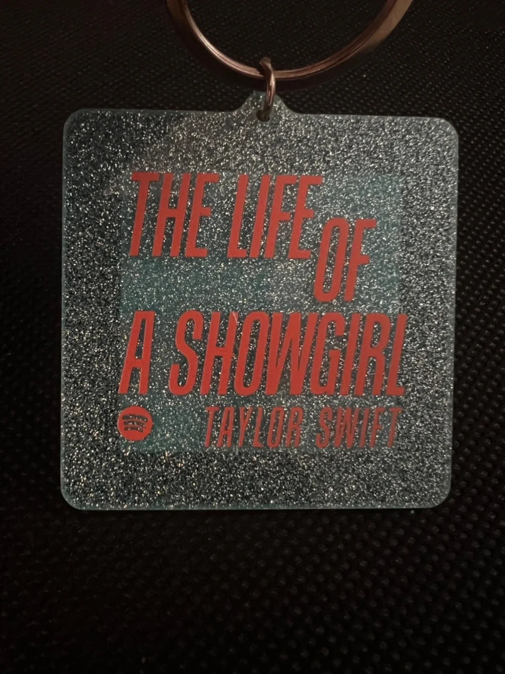 Taylor Swift Showgirl Spotify Keychain The Life Of A Showgirl Spotify Pop-Up